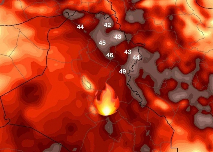 هۆشداری دەدرێتە هاووڵاتییان، سبەی لووتکەی کاریگەری شەپۆلی گەرما دەست پێ دەکات