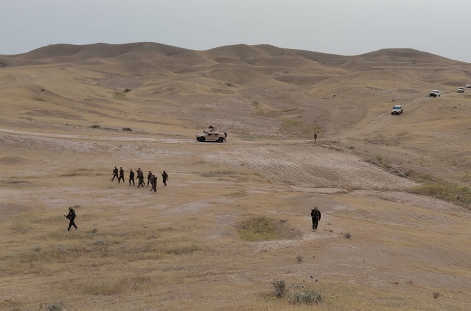 هێزەکانی پێشمەرگە و سوپای عێراق ئۆپەراسیۆنێکی هاوبەشیان لە سنووری گەرمیان و خانەقین ئەنجامدا