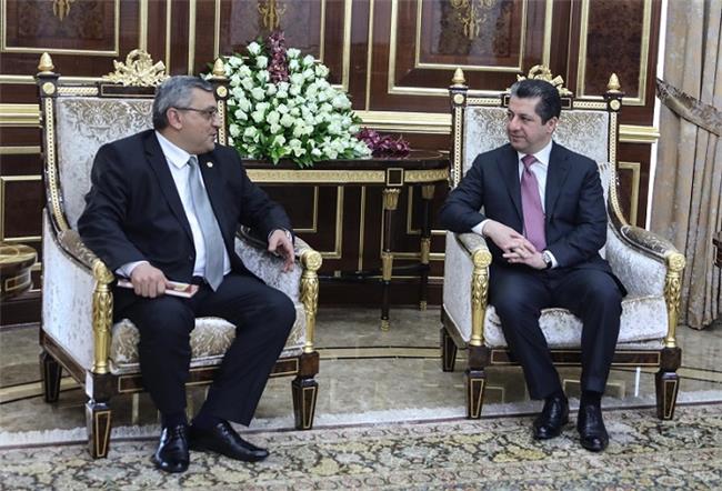 ڕاوێژکاری ئەنجوومەنی ئاسایشی هەرێمی کوردستان پێشوازی کرد لە باڵیۆزی ئەرمێنیا لە عێراق