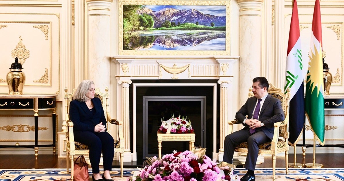 مه‌سرور بارزانی لەگەڵ باڵوێزی ئه‌مریكا لە عێراق کۆ بووەوە