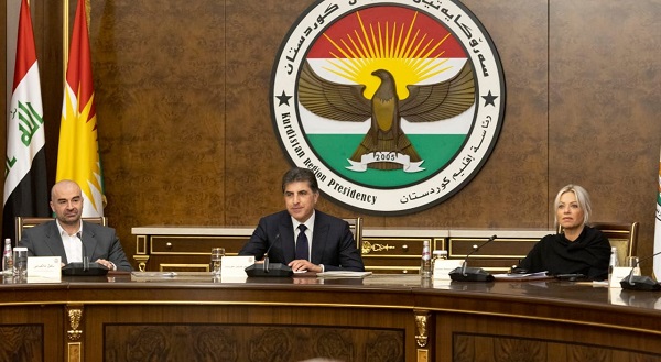 كۆبوونه‌وه‌ى سه‌رۆكایه‌تی هه‌رێمى كوردستان له‌گه‌ڵ لایه‌نه‌ سیاسییه‌كان و نوێنه‌رى نه‌ته‌وه‌ یه‌كگرتووه‌كان به‌ڕێوه‌ چوو