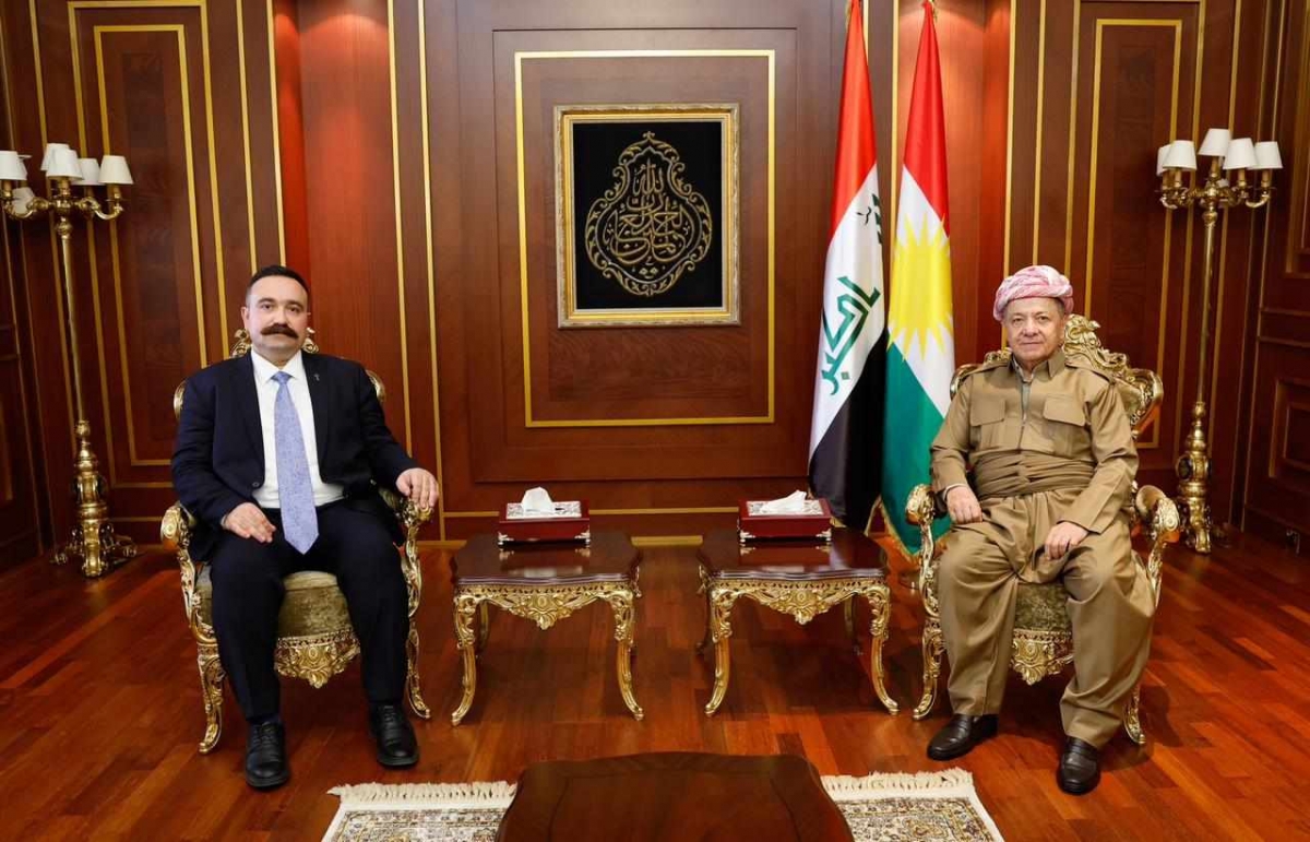 سەرۆك بارزانی پێشوازیی لە شاندێكی باڵای هاوپەیمانیی حەموورابی کرد