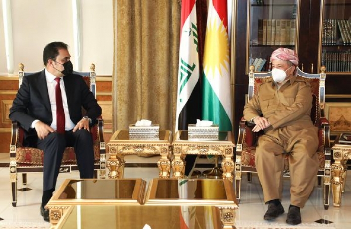 سەرۆک بارزانی و شاندێکی پەرلەمانتارانی سەربەخۆی عێراق کۆ بوونەوە