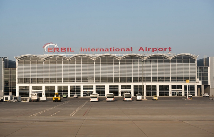 گەشتەکانی فڕۆکەخانەی هەولێر ڕادەگیرێن