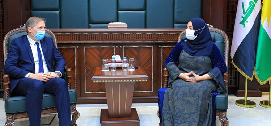 سەرۆکی پەرلەمانی کوردستان و ‌كونسووڵی یۆنان لەهەرێم لەکۆبوونەوەیەدا دوایین پێشهاته‌ سیاسی و ئابوورییه‌كانی عێراق و كوردستانیان تاوتوێ کرد