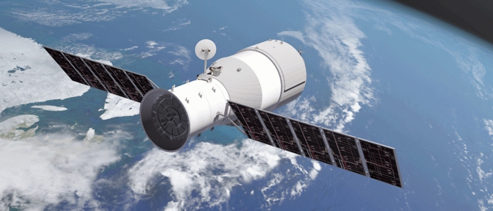 وڵاتێكی عەربی یەكەم مانگی دەستكردی ڕەوانەی بۆشایی ئاسمان كرد