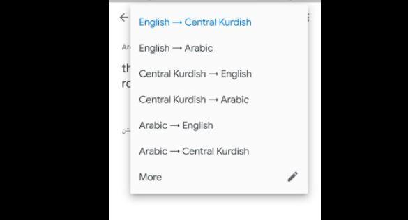 خزمەتگوزارییەکی دیکە بۆ وەرگێڕانی کوردی لە گووگڵ زیاد کرا