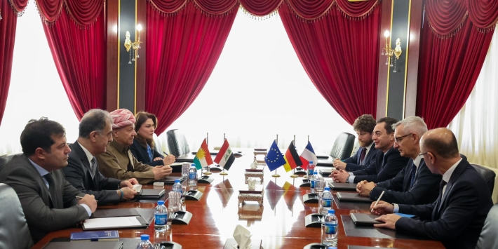 فەڕەنسا و ئەڵمانیا بۆ سه‌رۆك بارزانی: بەردەوام دەبین لە پاڵپشتی و ھاوبەشی لەگەڵ ھەرێمی کوردستان