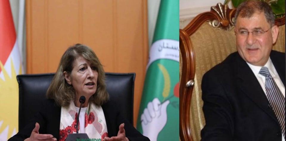 +   وێنە    ...   مێردەکەی شاناز ئیبراهیم ئەحمەد لە کەناڵی فەرمی یەکیتی " کوردسات " ەوە ڕێکلامی سەرۆککۆمار بوونی بۆ دەکرێت