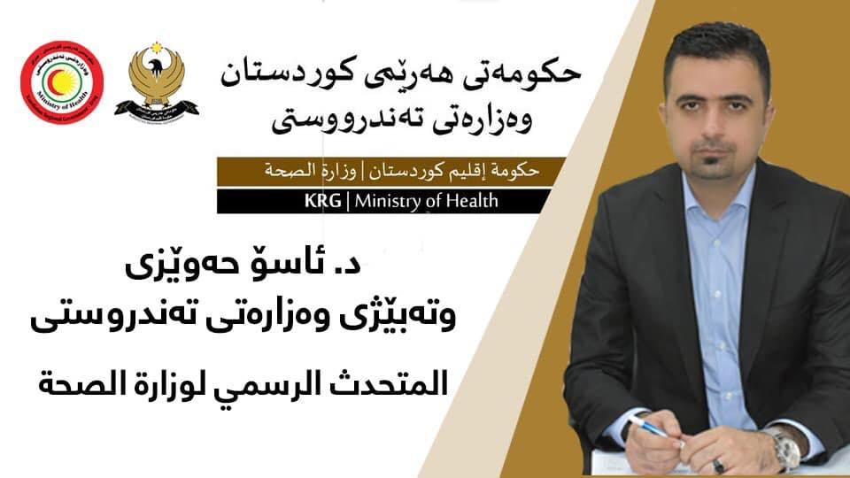 ووته‌بێژی وه‌زاره‌تی ته‌ندرووستی روونكردنه‌وه‌ دەرباره‌ی "هێڵی سووری كۆرۆنا له‌ هه‌رێم" بڵاو دەکاتەوە