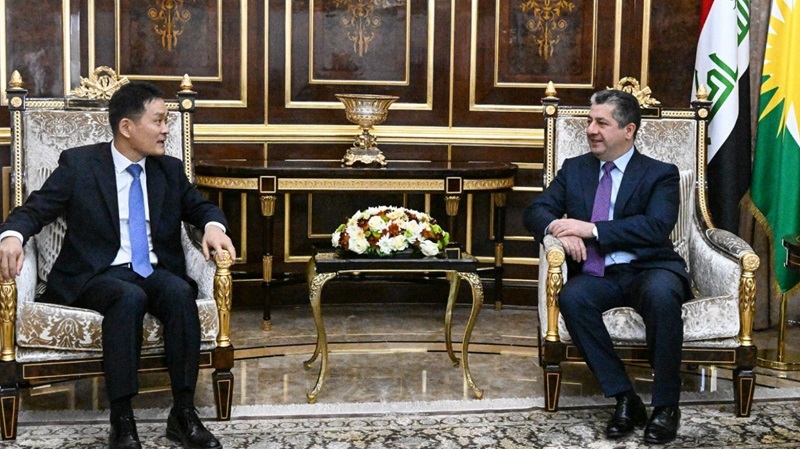 مەسروور بارزانی پێشوازی لە کونسووڵی گشتی کۆریا کرد