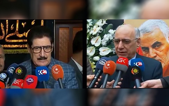 هەردوو شاندی پارتی و یەکیتی بەشداری پرسەی کوژرانی قاسم سلێمانی یان کرد