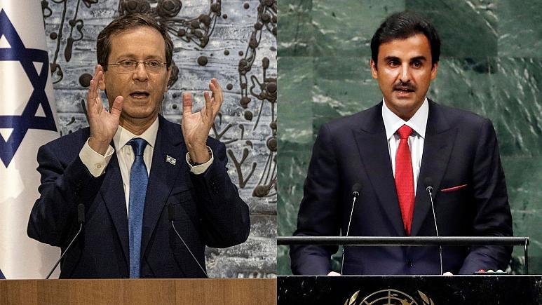 ئەمیری قەتەر بەرەو ئەمریکا بەڕێکەوت ، سەرۆککۆماری ئیسرائیل یش بەرەو ئیمارات