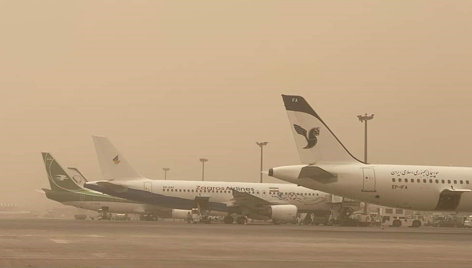 خۆڵبارین گەشتە ئاسمانییەکانی فڕۆکەخانەی بەغدادی ڕاگرت