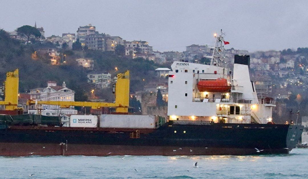 تورکیا دەست بەسەر کەشتییەکی ووڵاتی ڕووسیادا دەگرێت .