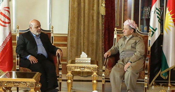 سەرٶک بارزانی پێشوازی لە باڵیۆزی نوێی ئێران لە عێراق کرد