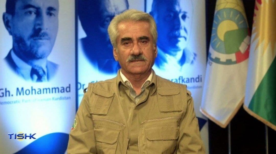 موستەفا هێجری لێپرسراوی گشتی حیزبی دێموکراتی کوردستانی ئێران پەیامێک بڵاو دەکاتەوە
