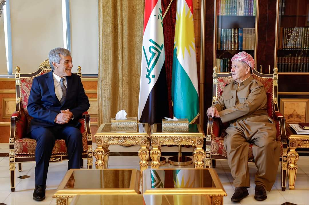 سەرۆک بارزانی پێشوازی لە شاندێکی پارتی سۆسیالیستی کوردستان کرد