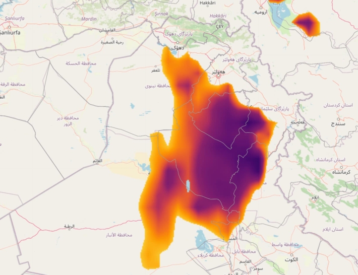 شارەزایەكی كەشناسی: شەپۆلێكی خۆڵبارین بەشێك لەشارەكانی هەرێمی کوردستان دەگرێتەوە