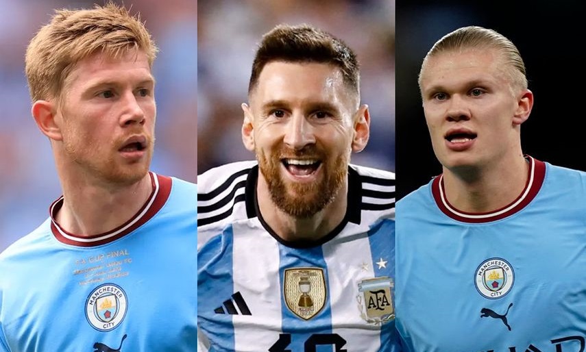 میسی و هالاند و دی بڕۆین پاڵێوراون بۆ خه‌ڵاتی باشترین یاریزانی ئه‌وروپا