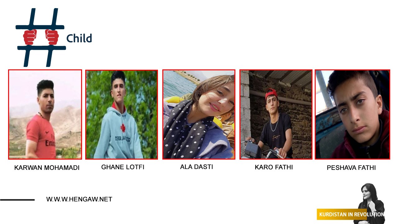 شەش منداڵ لە شارەکانی کوردستان لەلایەن هێزە ئەمنییەکانەوە ڕفێندران