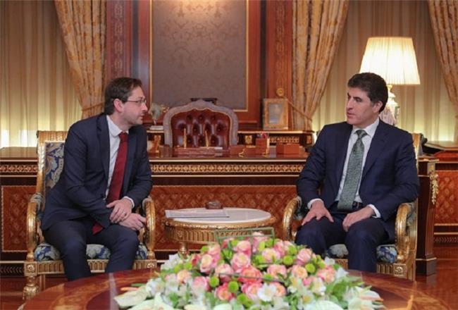 نێچیرڤان بارزانی و جێگری وەزیری دەرەوەی چیک جەختیان لە برەودانی پەیوەندییەکانی هەردوولا کردەوە