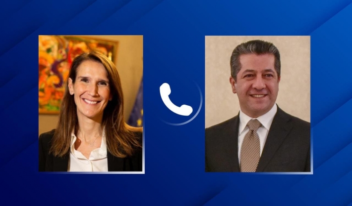 سەرۆکی حکوومەتی هەرێمی و جێگری سەرۆک وەزیرانی بەلجیکا لە ڕێگای تەلەفوونەوە قسەیان کرد