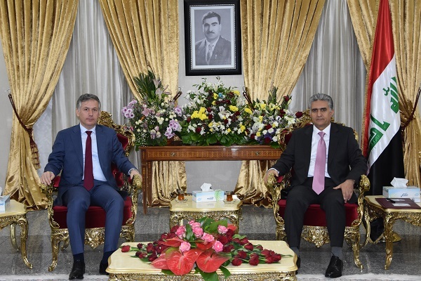 وەزیری ناوخۆی كوردستان پێشوازی لە كونسووڵی گشتی توركیا و شاندێكی یاوەری كرد