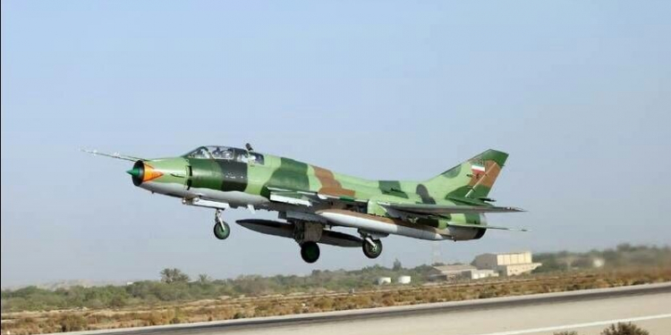 کەوتنەخوارەوەی فڕۆکەیەکی شەڕکەری کۆماری ئیسلامی لە شیراز