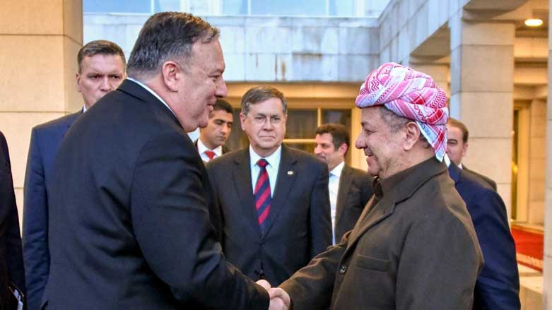 سەرۆک بارزانی و مایک پۆمپێئۆ لە پەیوەندییەکی تەلەفۆنیدا دۆخی عێراق یان تاوتوێ کرد