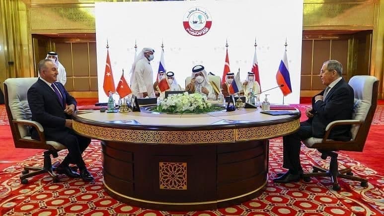 تورکیا و ڕووسیا بە بێ ئامادەبوونی ئێران لەگەڵ قەتەر سەبارەت بە دۆخی سووریا ووتووێژیان ئەنجام دا