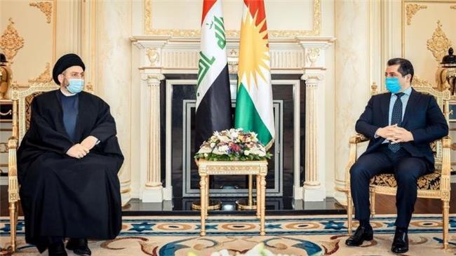 سەرۆکی حکوومەتی هەرێمی کوردستان پێشوازی لە سەرۆکی ڕەوتی حیکمەی نیشتمانی و هاوپەیمانیی عیراقیون دەکات