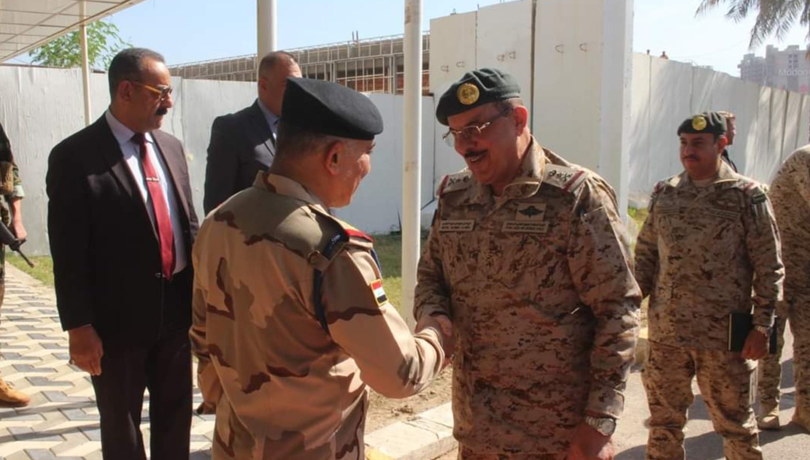 دوای وەزیری دەرەوە فەرماندەی هێزی بەرگریی سعودیە گەیشتە بەغداد