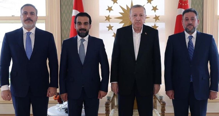 ناوەڕۆکی کۆبوونەوەکەی نێوان سەرۆکی پەرلەمانی عێراق و ڕەجەب تەیب ئەردۆغان بڵاو دەکرێتەوە