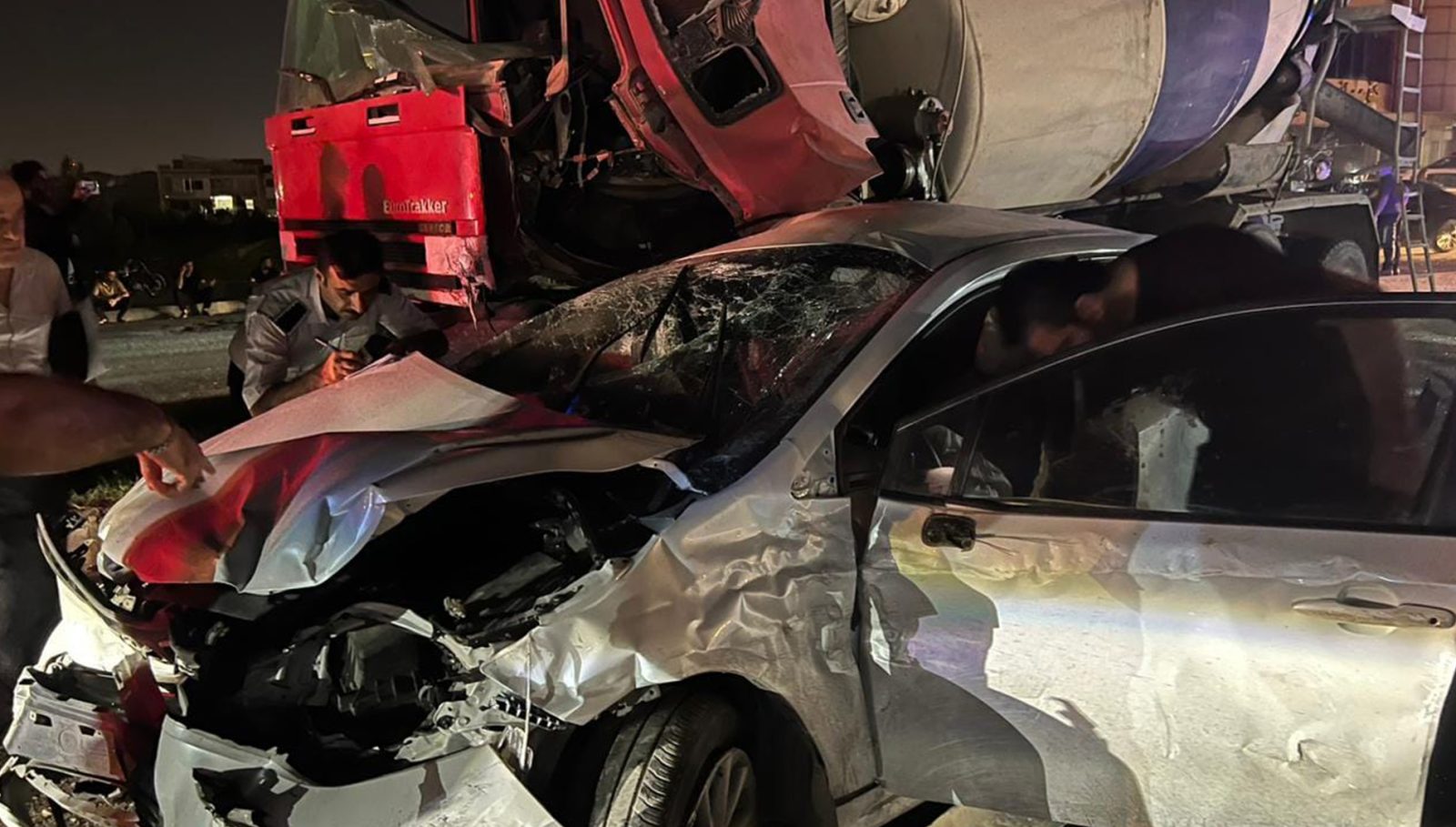 هەولێر؛ ڕووداوێکی هاتووچۆ ١١ برینداری لێکەوتەوە