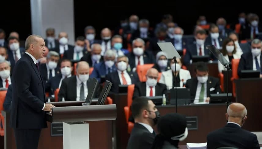 ئەردۆغان : لەو دەستوورەى کە دامانناوە ساڵى ٢٠٢٣ پەسەند بکرێت، پرسى کوردمان بە یەکجارى چارەسەر کردووە