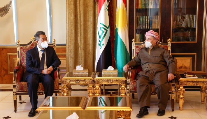 سەرۆك بارزانی پێشوازی لە كونسوڵی گشتیی چین لە هەولێر دەكات