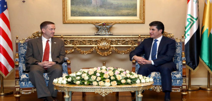 نێچیرڤان بارزانی پێشوازی لە شاندێکی باڵای ئەمریکا کرد