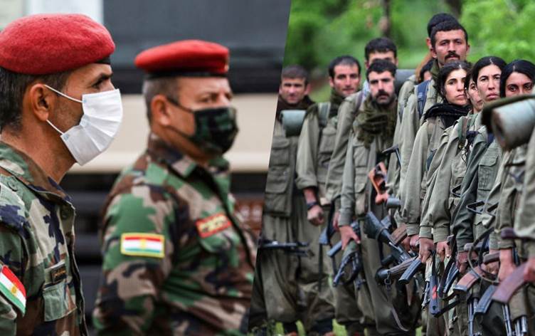 بەپەلە     ...   چەکدارێکی زۆری " پەکەکە " بە لێشاو پەیوەندی بە پارتییەوە دەکەن و زیاتر لە ٩٠٠ هێزی پەکەکە دەچنە ڕیزی هێزەکانی پێشمەرگە