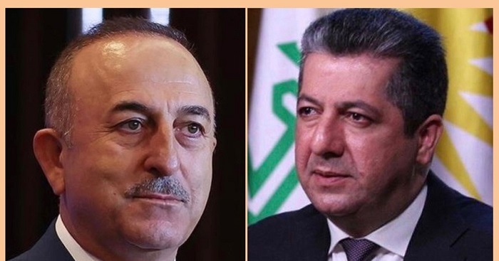 سەرۆکی حکوومەت و وەزیری دەرەوەی تورکیا پەیوەندییەکی تەلەفۆنیان ئەنجام دا