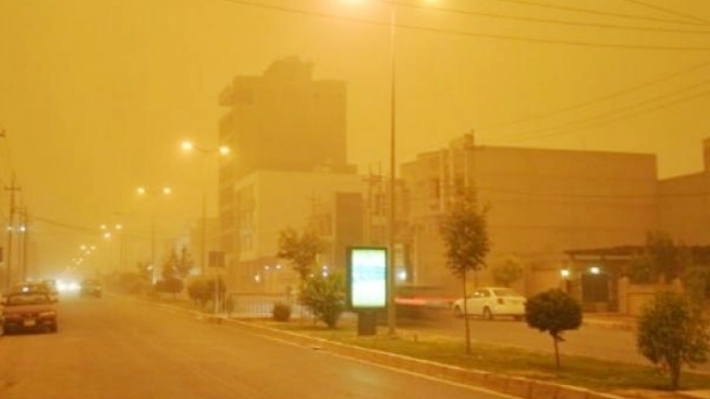 شەپۆڵێكی خۆڵ بارین بۆ عێراق بەڕێوەیە