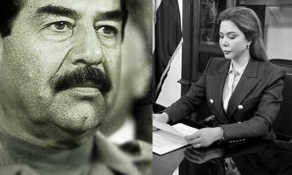 کچەکەی سەدام حسێن ی، بکوژی نەتەوەی کورد و ئەنفالگەری بارزانییەکان پەیامێک بڵاو دەکاتەوە