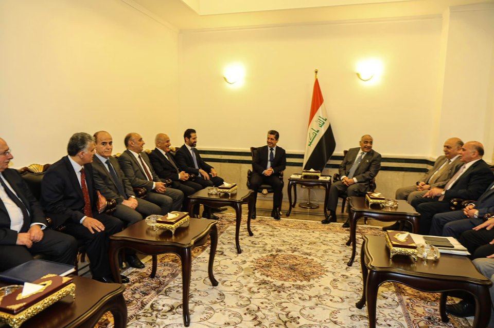 وەفدێكی باڵای هەرێم سەردانی بەغدا دەكات