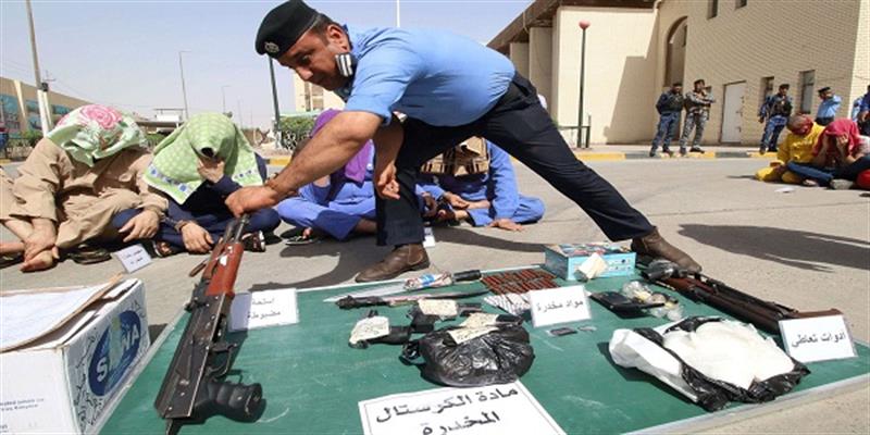 عێراق؛ زیاتر لە 10 هەزار بەکارهێنەر و بازرگانی ماددە هۆشبەرەکان لەزینداندان