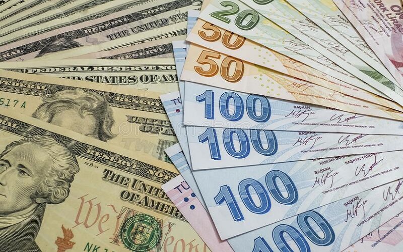 بەهای لیرەی تورکیا بەرانبەر گەیشتە نزمترین ئاستی خۆی