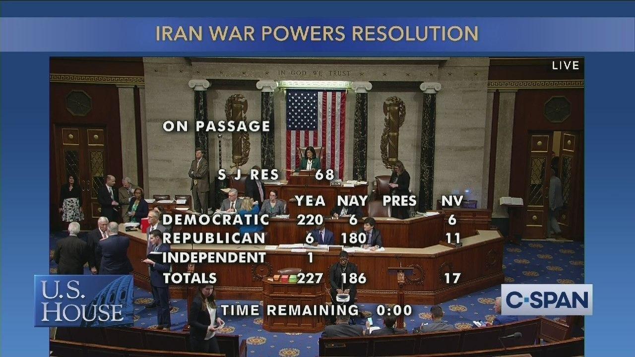 بەپەلە    ...    بە ٢٢٧ دەنگی ئەرینی دەسەڵاتی سەربازی دۆناڵد ترامپ کەمکرایەوە