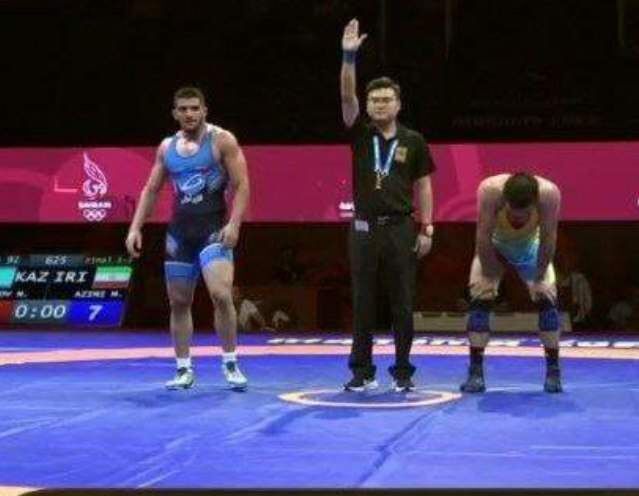 کوردێکی ڕۆژهەڵاتی توانی لە بەرامبەر زۆرانبازی ڕووسی مەدالیای زێڕ بە دەست بهێنێت