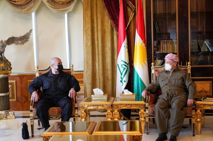 سەرۆک بارزانی و بافڵ تاڵەبانی کۆ بوونەوە