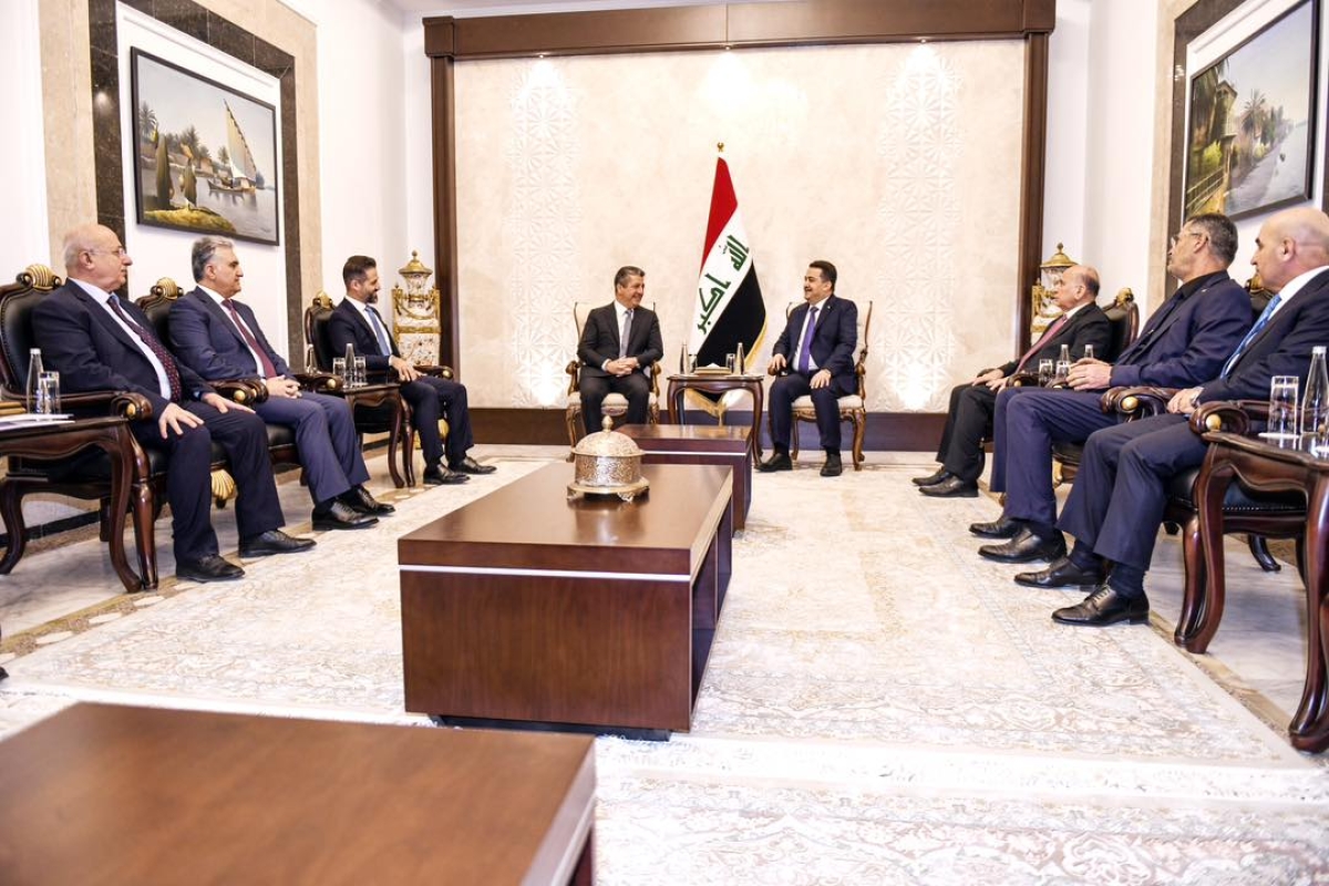 نووسینگەی شیاع سوودانی راگەیاندراوێكی لەبارەی كۆبوونەوەكەیان لەگەڵ شاندی هەرێمی كوردستان بڵاو كردەوە