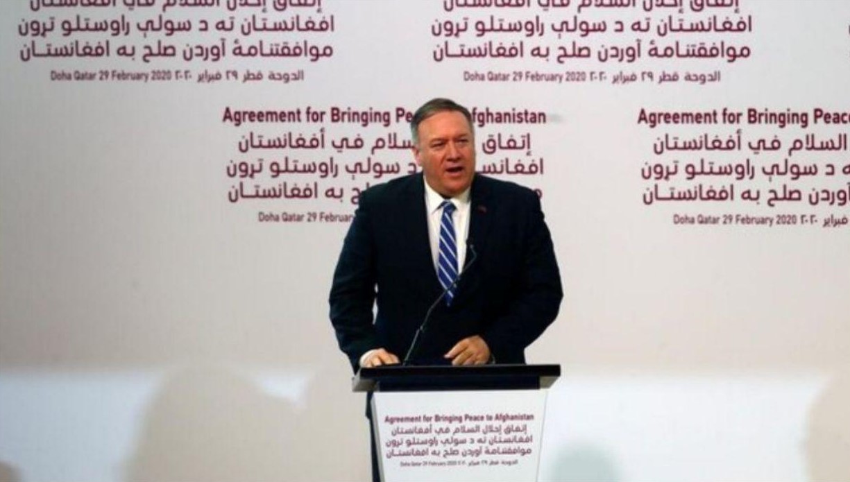 پۆمپێئۆ لە دەوحە لەگەڵ ڕابەرانی تاڵیبان دیدار و چاوپێکەوتنی ئەنجامدا